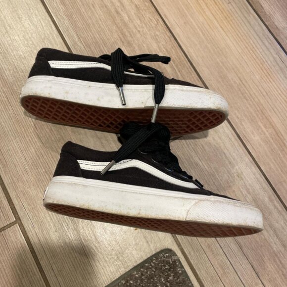 Women's Black and Brown Trainers - Picture 3 of 4